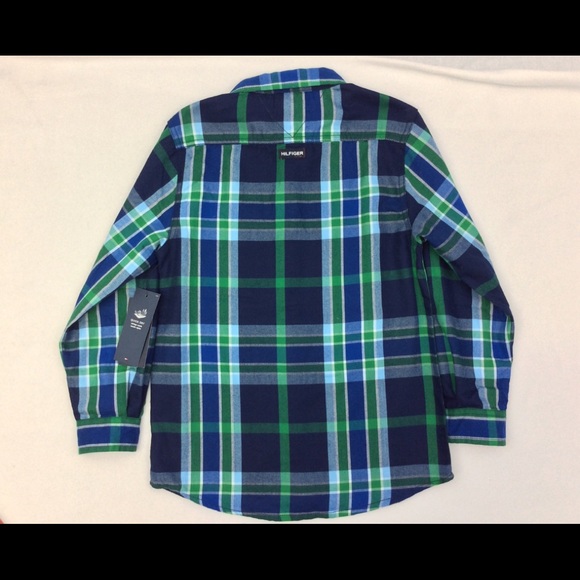 Tommy Hilfiger Plaid Button Down Shirt NWT - Picture 7 of 7